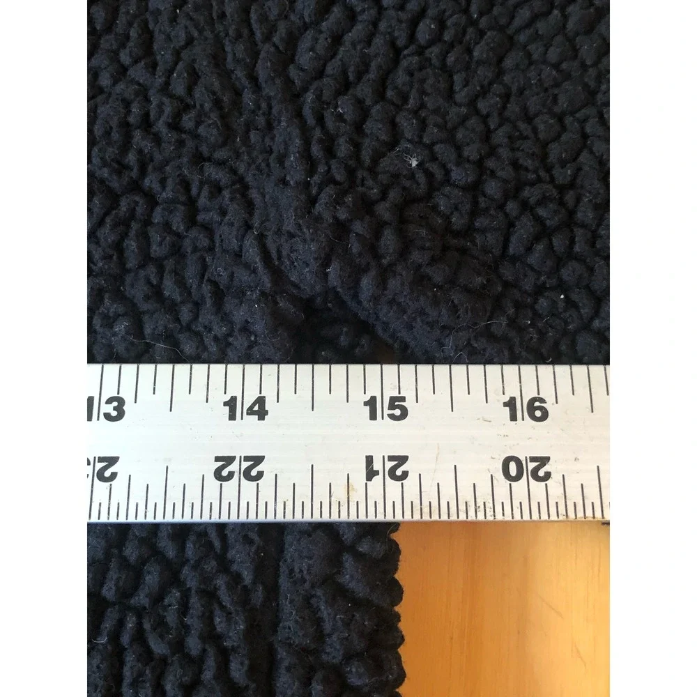 Nike Have A Nike‎ Day Sherpa Fleece Quarter Zip Jacket Black Kids Small 4-5Y